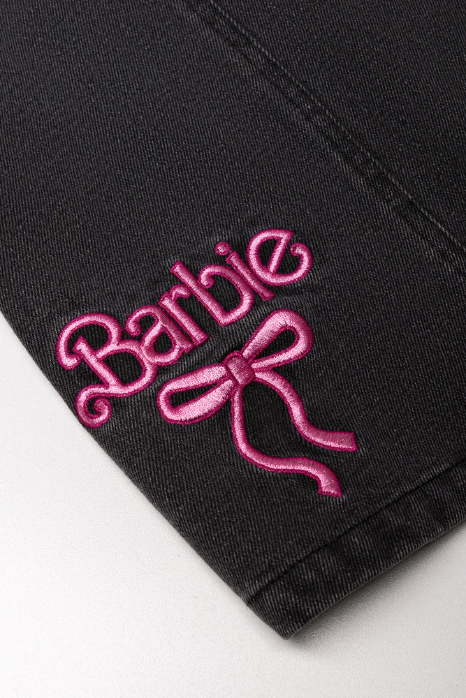 Barbie Denim Pinafore Black (3)