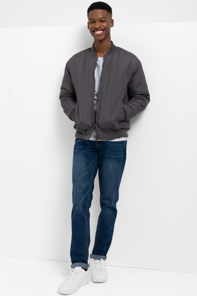 Bomber Jacket Dark Grey