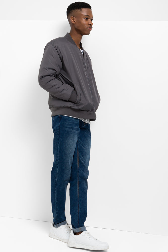 Bomber Jacket Dark Grey