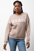 Crew Neck Tracktop Natural