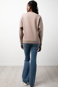 Crew Neck Tracktop Natural (2)