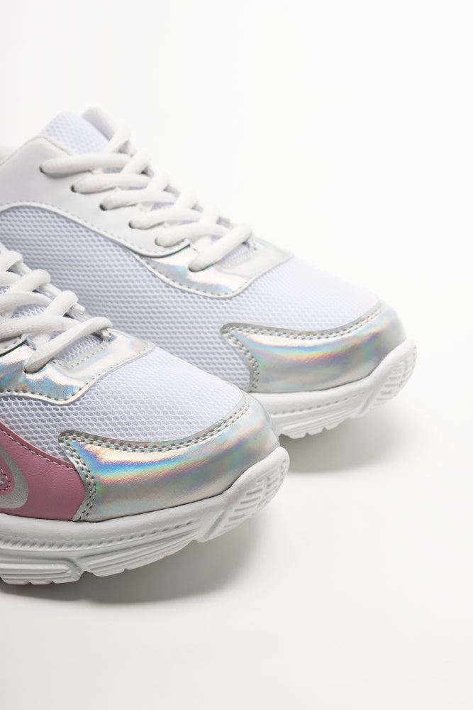 Chunky Trainers White (2)