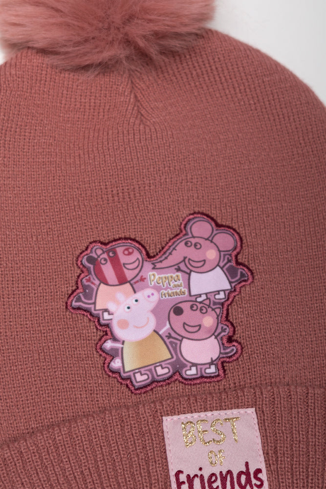 Peppa Pig Beanie Pink (1)