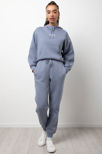 Rib Waist Trackpants Blue