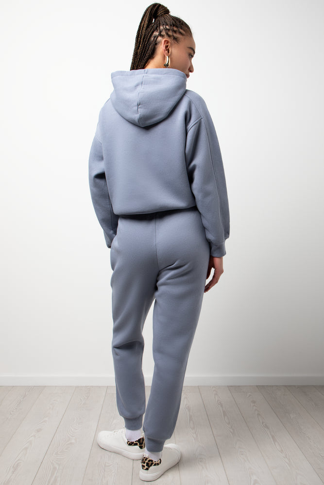 Rib Waist Trackpants Blue (3)