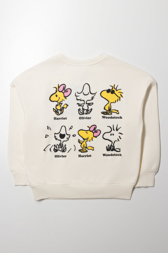 Peanuts Crew Neck Tracktop Cream (2)