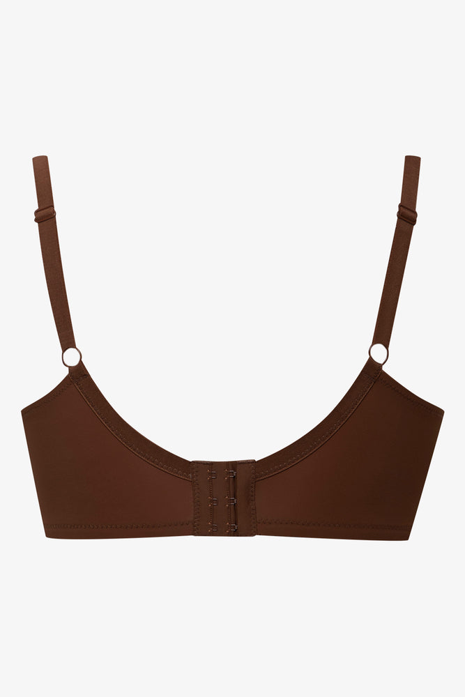 Plus Size 2 Pack T-Shirt Bras Natural And Brown (3)