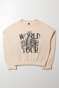 Crew Neck Tracktop Natural