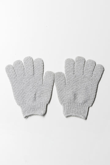 Bath Gloves Grey