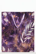 Leaves Gift Bag Large Purple