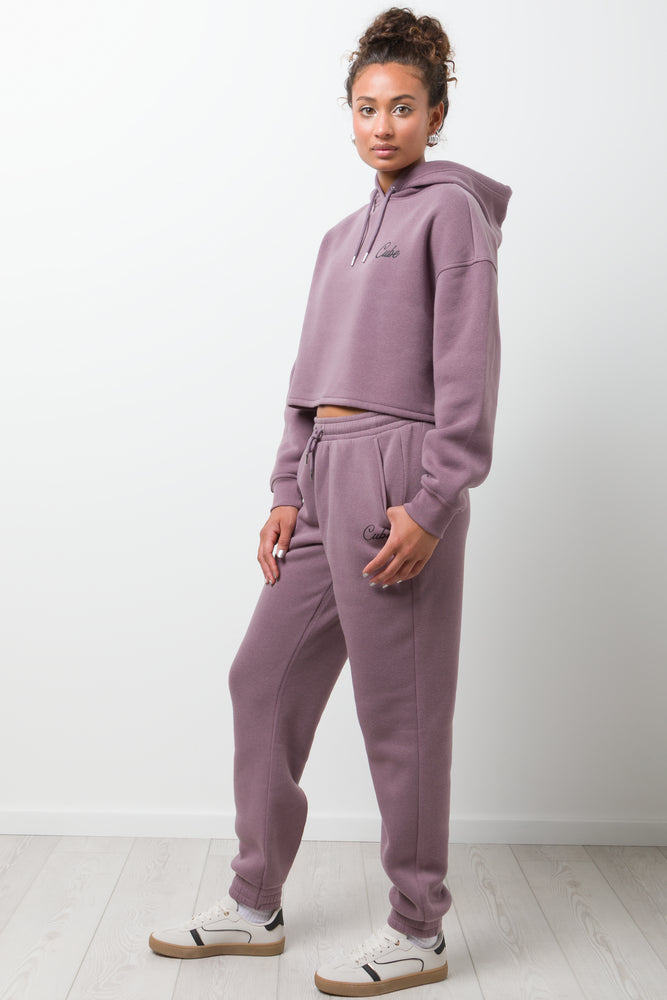 Cropped Hoodie Purple (1)