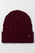Knit Beanie Burgundy