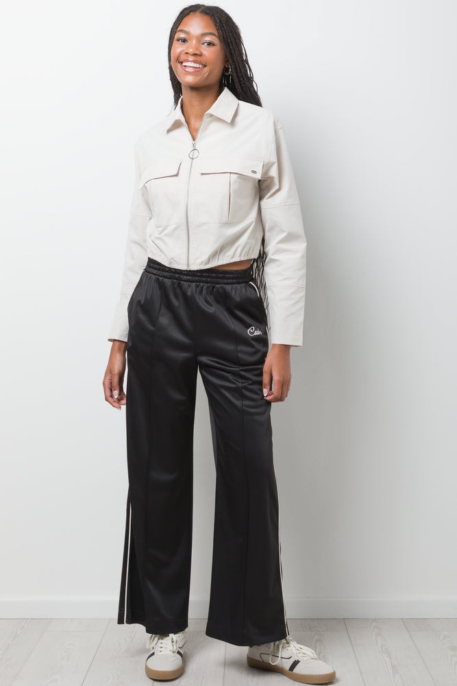 Wide Leg Joggers Black