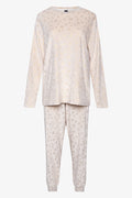 Animal Fleece Pyjamas Cream