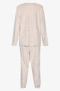 Animal Fleece Pyjamas Cream (1)