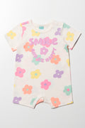 Flower Romper Cream