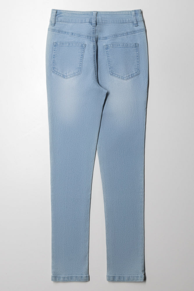 Skinny Denim Jeans Light Blue (2)