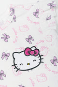 Hello Kitty Rib T-Shirt White (1)