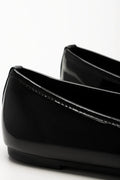 PATENT ALMOND TOE BALLERINA PUMP BLK (3)