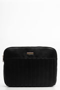 Quilted 3 Piece Bag Set Black (2)