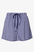2 Pack Check Sleep Shorts Navy (1)