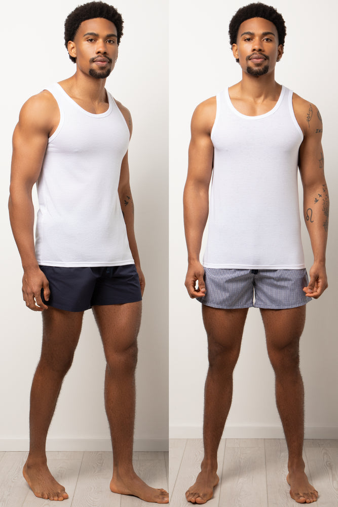 2 Pack Sleep Shorts Navy