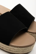 Wedge Mule Sandal Black (2)