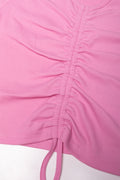 Drawstring T-Shirt Pink (1)