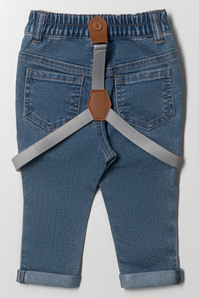 Denim with Braces Mid Blue (2)