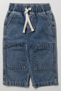 Straight Leg Denim Jean Blue