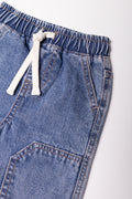 Straight Leg Denim Jean Blue (1)
