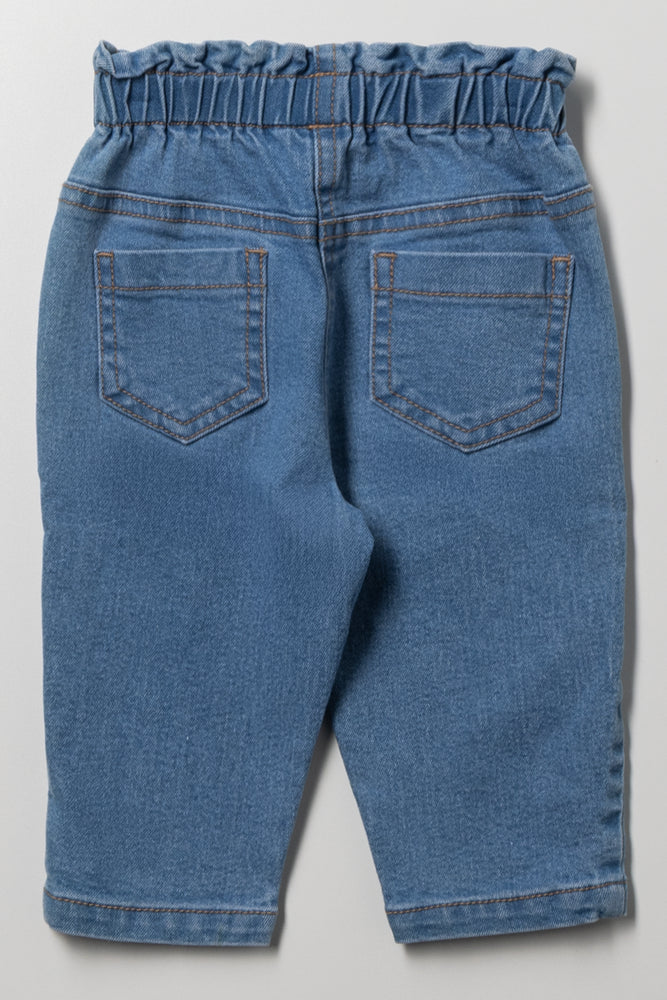 Hello Kitty Denim Jeans Light Blue (2)