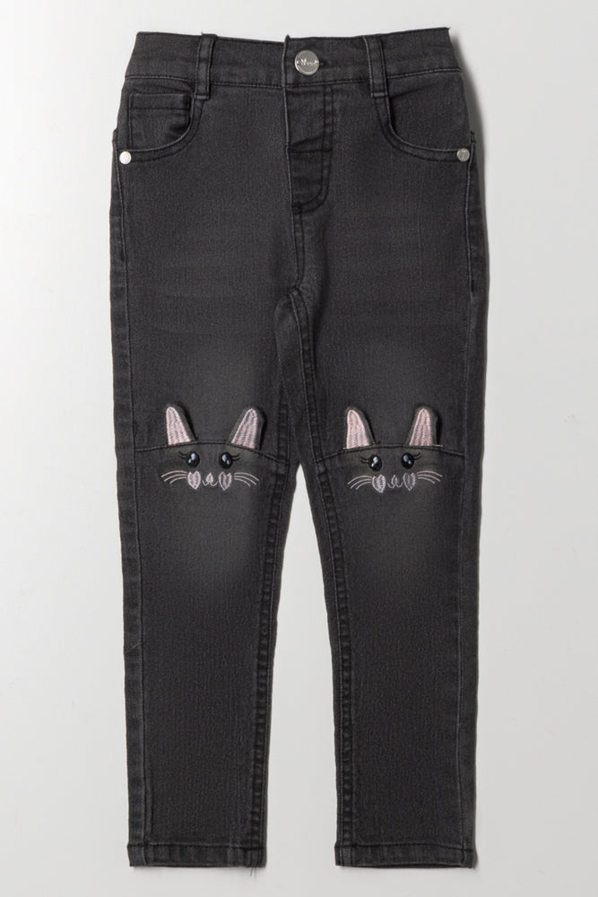 Skinny Denim Jean Dark Grey