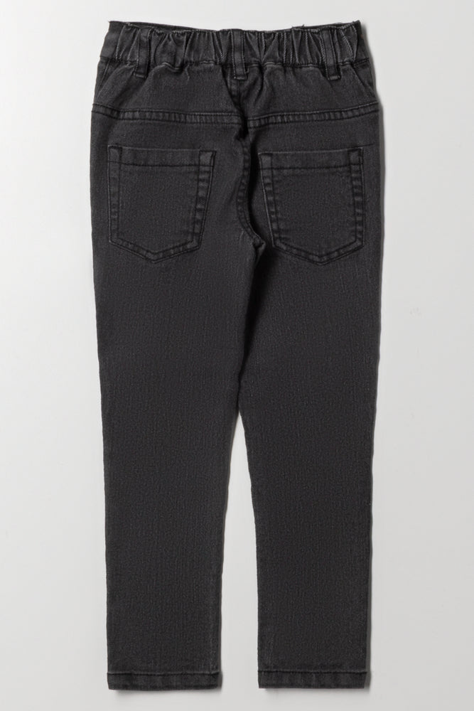 Skinny Denim Jean Dark Grey (2)