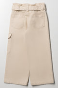 Wide Leg Denim With Belt Natural (2)