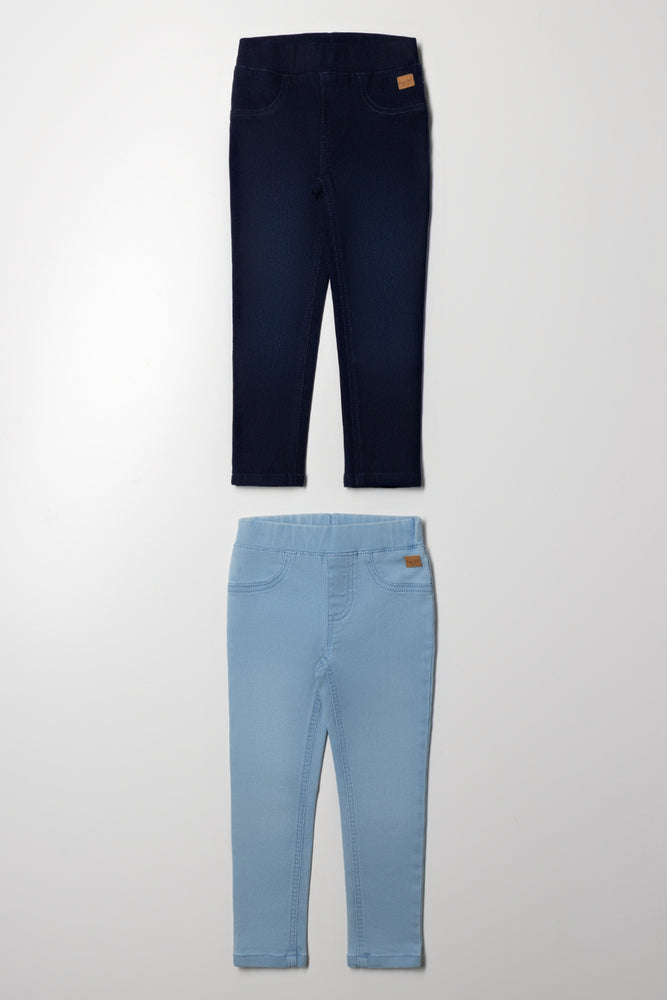 2 Pack Jeggings Blue