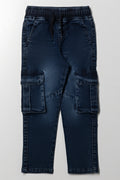 Styled Slim Denim Cargo Blue