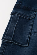 Styled Slim Denim Cargo Blue (1)