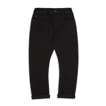 Bowleg Denim Jeans Black
