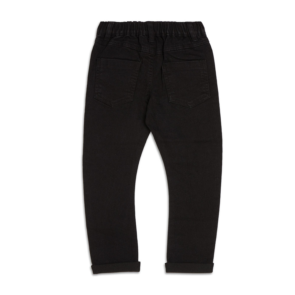 Bowleg Denim Jeans Black (1)