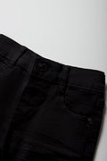 Bowleg Denim Jeans Black (2)