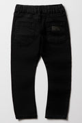 Bowleg Denim Jeans Black (4)