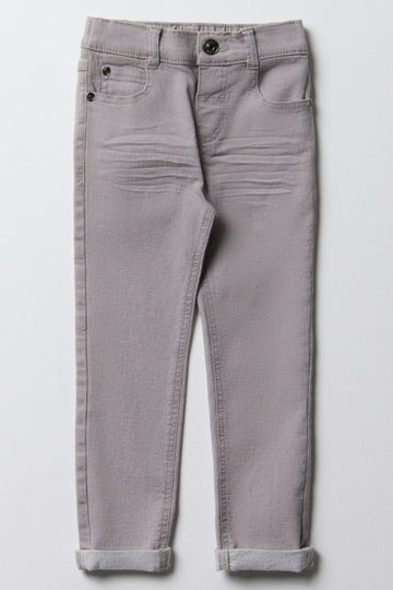 Skinny Denim Jeans Grey