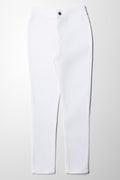Tube Denim Jeans White