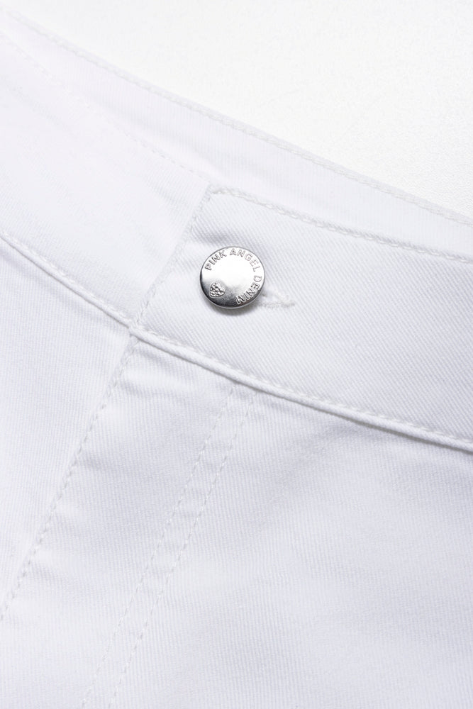 Tube Denim Jeans White (1)