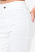 Tube Denim Jeans White (4)