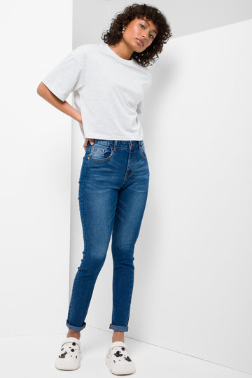 Skinny Denim Jeans Blue