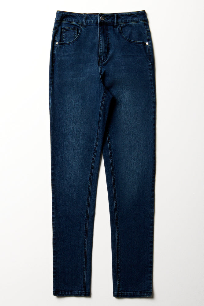 Skinny Denim Jeans Blue (4)