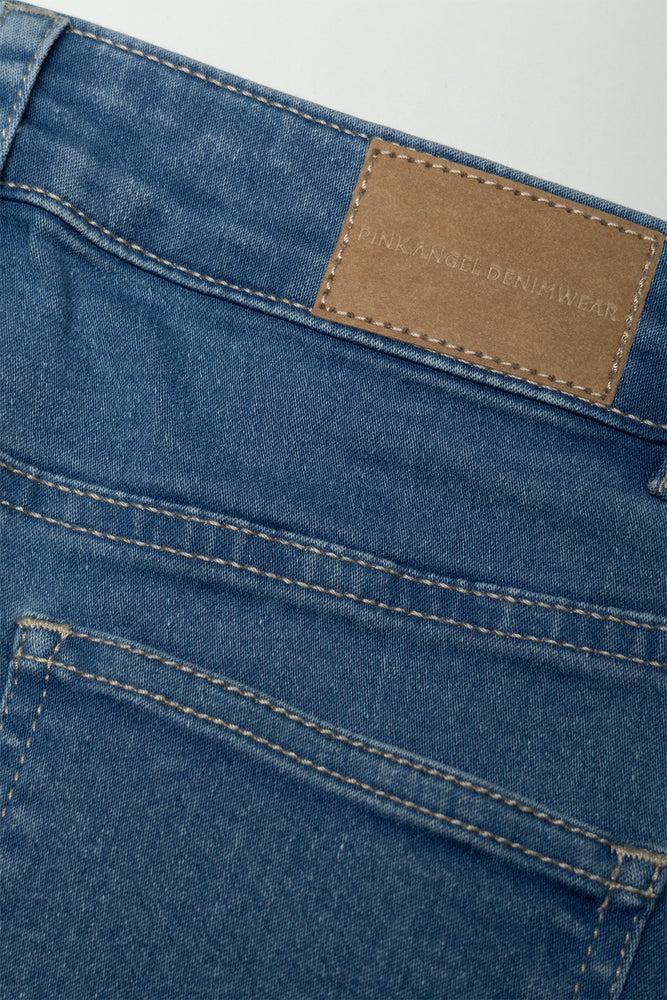 Skinny Denim Jean Mid Wash (2)