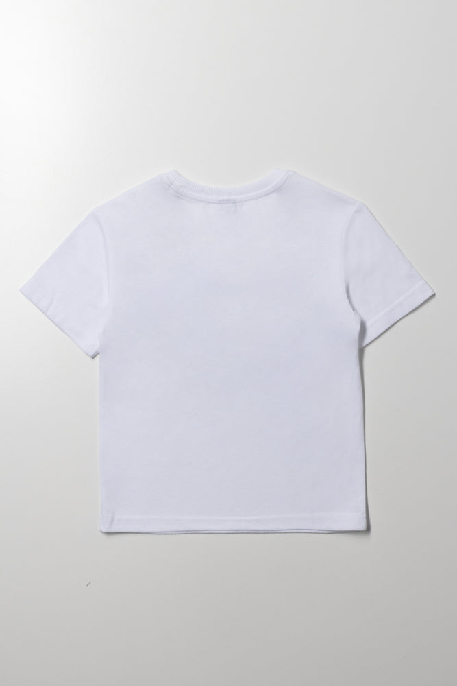 Spur Dino Short Sleeve T-Shirt White (2)